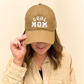 Cool Mom - Brown Corduroy Hat