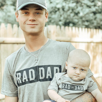 Rad Dad(one line) + Rad Like Dad - Set of 2 Shirts