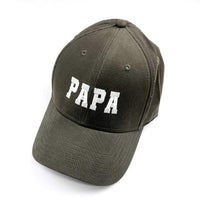 Dark Olive w/ Cream - Comfy Fit -  Baseball Cap (Select Your Name)