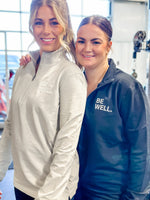 BE WELL. / LOVE THE JOURNEY - Embroidered/Printed Performance Quarter Zip