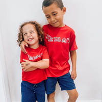 3 In a Row - Construction Trucks - Child Tee