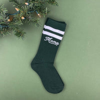 LMSS® MAMA CREW SOCKS - Forest Green