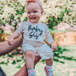 Baby Sis (Cursive) - Baby Sleeper