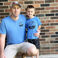 Reel Cool Dad (pocket) / Kid - Set of 2 Tees