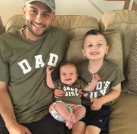 Dad - Arched Varsity / Dad's Guy - Set of 2 Tees