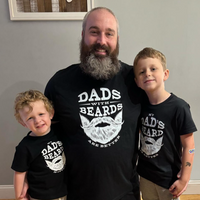 Dads With Beards Are Better / My Dad's Beard Is Better - Set of 2 Tees