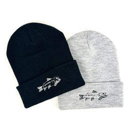 Hand Drawn Brook Trout - Adult Beanie