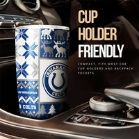 Indianapolis Colts Tumbler Cup Custom Ugly Style Car Accessories