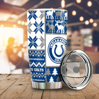Indianapolis Colts Tumbler Cup Custom Ugly Style Car Accessories