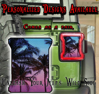 Island Palms taillights cover decal 17