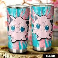 Jigglypuff Tumbler Cup Custom Car Interior Accessories