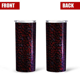 Joker Haha Pattern Custom Tall Glitter Tumbler
