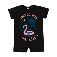 Just Go With The Float - Shorts Romper
