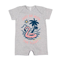 Just Go With The Float - Shorts Romper