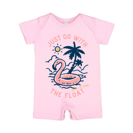 Just Go With The Float - Shorts Romper
