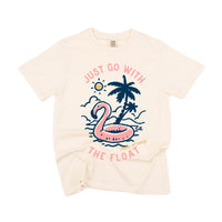 Just Go With The Float - Comfort Colors Tee
