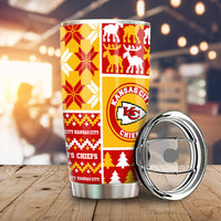 Kansas City Chiefs Tumbler Cup Custom Ugly Style Car Accessories