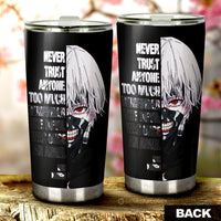 Ken Kaneki Quotes Tumbler Cup Custom Tokyo Ghoul Anime Car Accessories