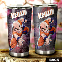 Krillin Tumbler Cup Custom Car Accessories Manga Galaxy Style