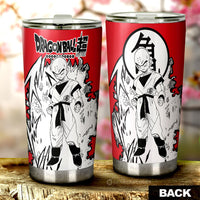 Krillin Tumbler Cup Custom Car Accessories Manga Style For Fans