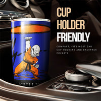 Krillin Tumbler Cup Custom Manga Color Style