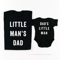 Dad's Little Man / Little Man's Dad - Set of 2 Tees