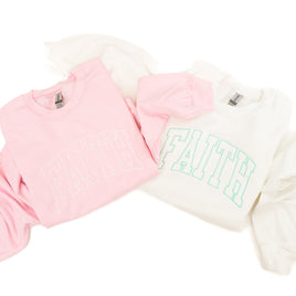 Embroidered BASIC Fleece - Arched Faith