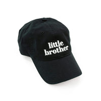 Big/Little Brother - Black w/ White - Child Baseball Cap