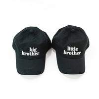 Big/Little Brother - Black w/ White - Child Baseball Cap