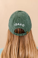 50 States - Baseball Cap (state outline front - state name back / white thread)