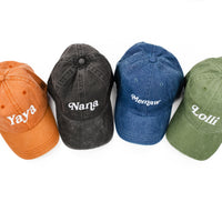 Choose Your Name Hat - Italic - Mom, Aunt, and Grandma Names