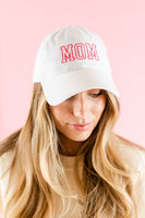 Mom (Varsity Outline) - Adult Baseball Cap