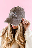 Mom (Varsity Outline) - Adult Baseball Cap