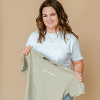 Embroidered Comfort Colors Tee - Give Me Jesus