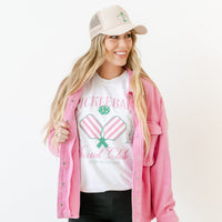 Pickleball Social Club (Girl's Girl Version) - Comfort Colors Tee