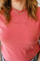 I GET TO - 2025 LMSS Mantra - Embroidered Comfort Colors Tee - Tone on Tone