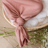 Personalized Organic Cotton Knotted Gown