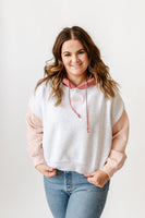 The Essential Crop Hoodie (Made Ya Blush - Mom)