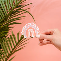 LMSS® STICKER - These Are The Days Rainbow