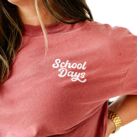 School Days - School Day Items (pf & b) - Comfort Colors Tee