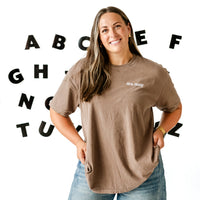 Custom Teacher Tee - Embroidered Comfort Colors Tee - (Enter Your Custom Name)