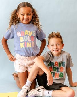 Brave Bold Kind - YOUTH Comfort Colors Tee