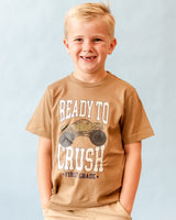Ready To Crush (Choose Your Grade) - Coyote Brown Child Tee