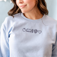 Embroidered BASIC Fleece - 5 School Things