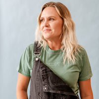 Embroidered Comfort Colors Tee - 5 School Things