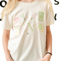 Watercolor School Supplies - Child Tee