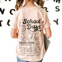 School Days - School Day Items (pf & b) - Child Tee