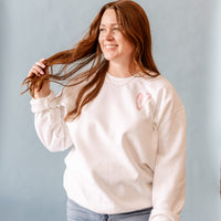 Big Heart - Teach Them Love Them Watch Them Grow (pf&b) - White BASIC Fleece