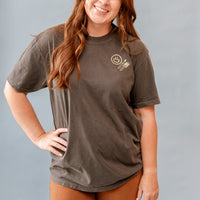You Belong Here - Smiley and Supplies (pf&b) - Comfort Colors Tee