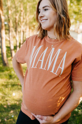 MAMA - Tall Varsity - Comfort Colors Tee